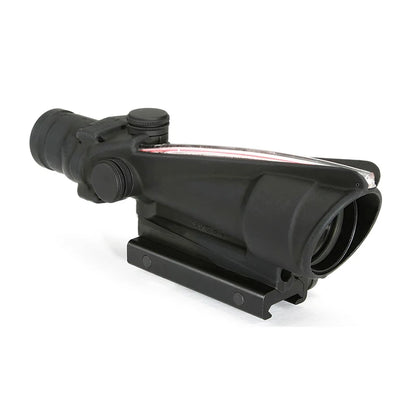 TA11F HuntingScope 4x32mm for Hunting Real Fiber Optics Red Dot Illuminated Etched Reticle Tactical Optical Sight
