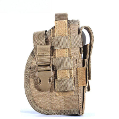 Universal Tactical Nylon Gun Holster Molle Modular Pistol Holster Hunting Universal Gun Holster Right Hand Waist Belt Holster