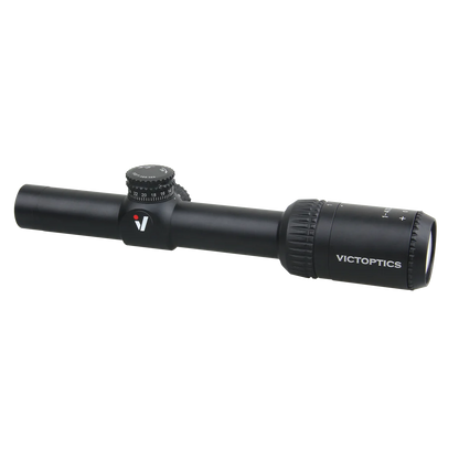 VictOptics 1-4x20 SFP Riflescope | Mil & Ranging Reticle | Fully Multi Coated | 25.4MM 1" Tube | Power Ring Throw Lever