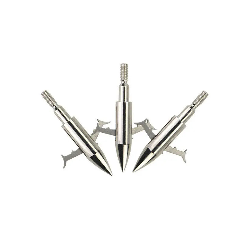 Stainless Steel Archery Arrowheads, Broadheads, Fishing Hunting Tips, Shaft Arrow Head Hunt