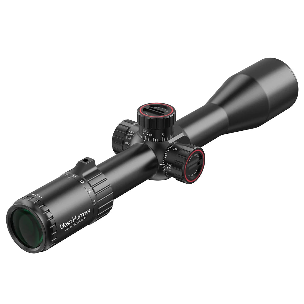 WestHunter HD 4-16X44 SFP Riflescope 1/10 MIL Glass Etched Reticle Hunting Scope Second Focal Plane 30mm Tube Optical Sights