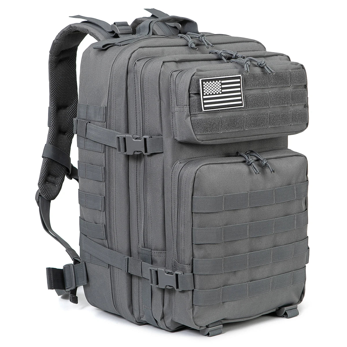 45L Tactical Fishing Backpack Large 3 Day Outdoor Rucksack Hiking Camping Hunting Gear Bag Travel Pack for Outdoor Sport