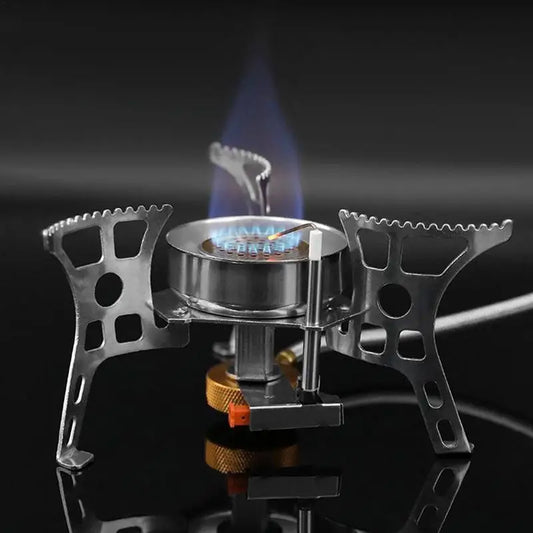 Compact Camping Stove Foldable Stove Ultra Light Windproof Stove Lightweight Camping Burner Cooking Stove For Outdoor