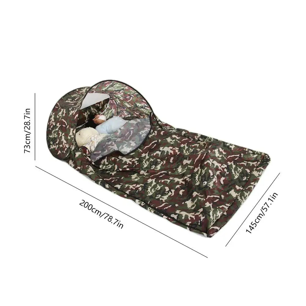 Portable Camping Sleeping Bag Lightweight Waterproof Backpacking Net Sleeping Bag Cover Outdoor Traveling Hiking Camping Tent