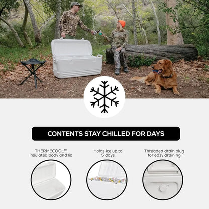 Hard Cooler Polar Party Bar Series Insulated Ice Chests for Outdoor Adventures Camping Trips Beach Parties and Tailgating Event