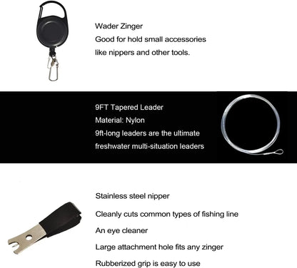 Extreme Fly Fishing Combo Kit with Travel Case for Beginners, 0-6 Weight Rod and Reel Outfit