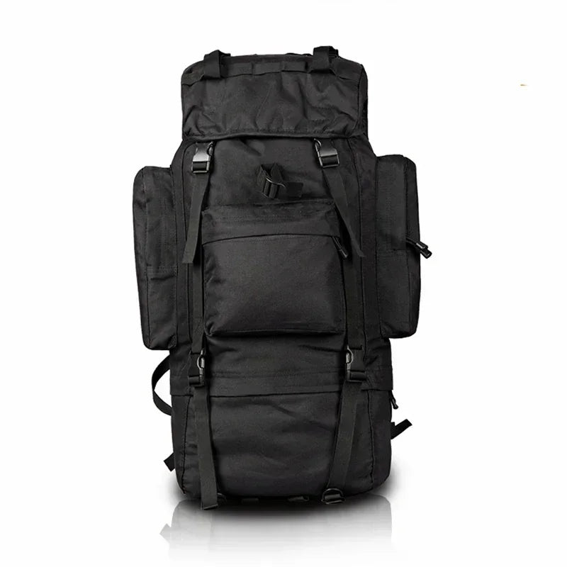 70L Metal Steel Frame Bag Men's New Hunting Backpack Waterproof Nylon Backpacks Hunting Bags