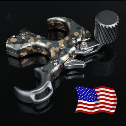 3 Finger Release Aids Archery Compound Bow Release Thumb Adjustable Left Right Hand Caliper Trigger Hunting Shooting Target