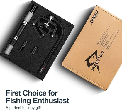 Automatic Fishing Line Spooler Winder Machine - Adjustable Spool Width, Suction Cup Base, Lightweight