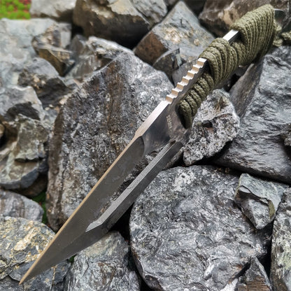 Multi-Purpose Fixed Blade, Tactical Survival Tool for Hunting & Camping, Also Ideal as a Sharp Fruit Knife for Outdoors