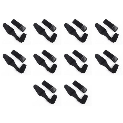 5/10Set 2Pcs/Set Fishing Rod Pole Protector Case Cover Sleeve Fishing Rod Fastener Belts Rubber FIsh Pole Fastening Belt Strap