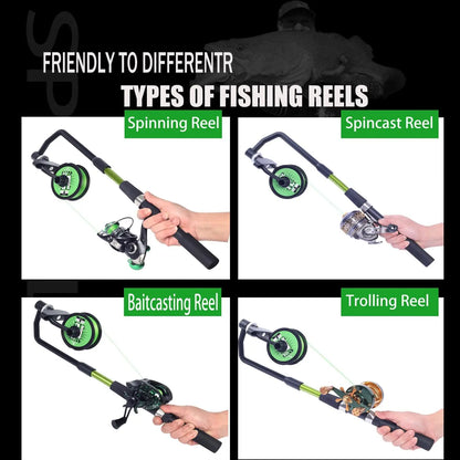 Fishing Line Spooler, Adjustable line Winder,No Line Twist, Portable for Casting & Spinning and Trolling Reel