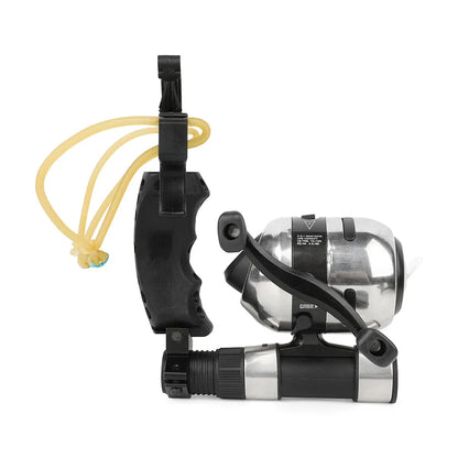 Archery Fishing Catapult Slingshot Fishing Reel 2.8:1 Kit Shooting Target