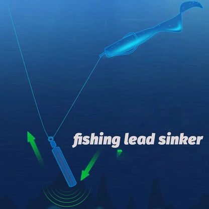 GOBAIT Fishing Sinker 3.5g 5g 7g 10g Weight 10PCS Slender Quick Rod Plumb Pendant Gear Swivel Metal Jig Pesca Tackle Cast Tool