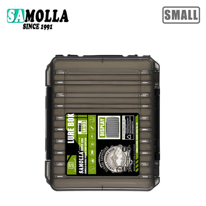Double Sided Lure Baits Box Fishing Large Compartments Plastic Accessories Storage Tackle Container Case Adjustable Organizer