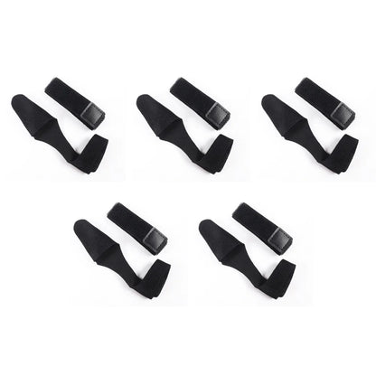 5/10Set 2Pcs/Set Fishing Rod Pole Protector Case Cover Sleeve Fishing Rod Fastener Belts Rubber FIsh Pole Fastening Belt Strap