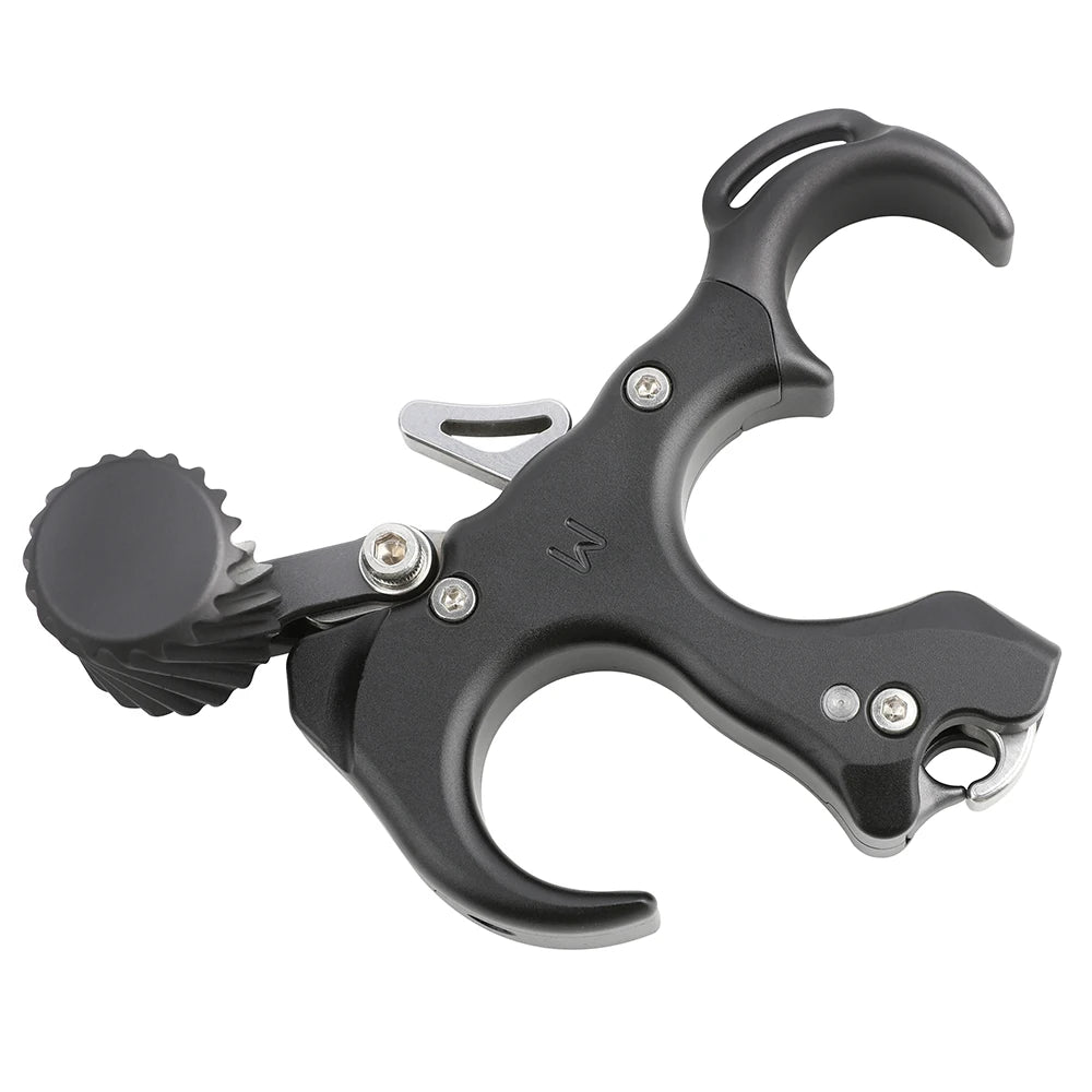 3 Finger Release Aids Archery Compound Bow Release Thumb Adjustable Left Right Hand Caliper Trigger Hunting Shooting Target