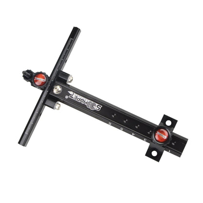 Archery Recurve Bow Sight 6inch Aluminum Alloy Color for Right/Left Hand Target Adjustment Easily Hunting Shooting Accessory