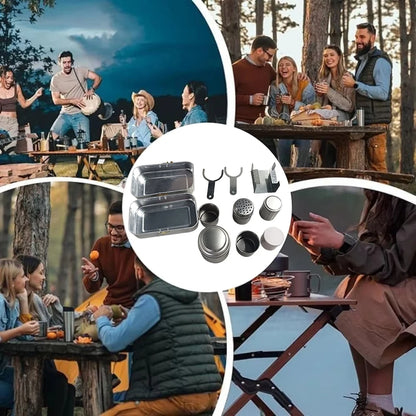 Camping Cups Set Collectible Ornament Backpacking Coffee Kit Pour Over Coffee Kit for Camping Trips Travel Ceremony Kitchen