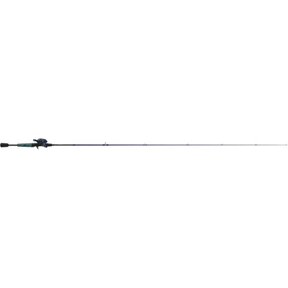Roam Baitcast Reel and Fishing Rod Combo 6Foot 6Inch 2Piece Fiberglass Rod with SplitGrip MaxTac Rod Handle Lightweight G
