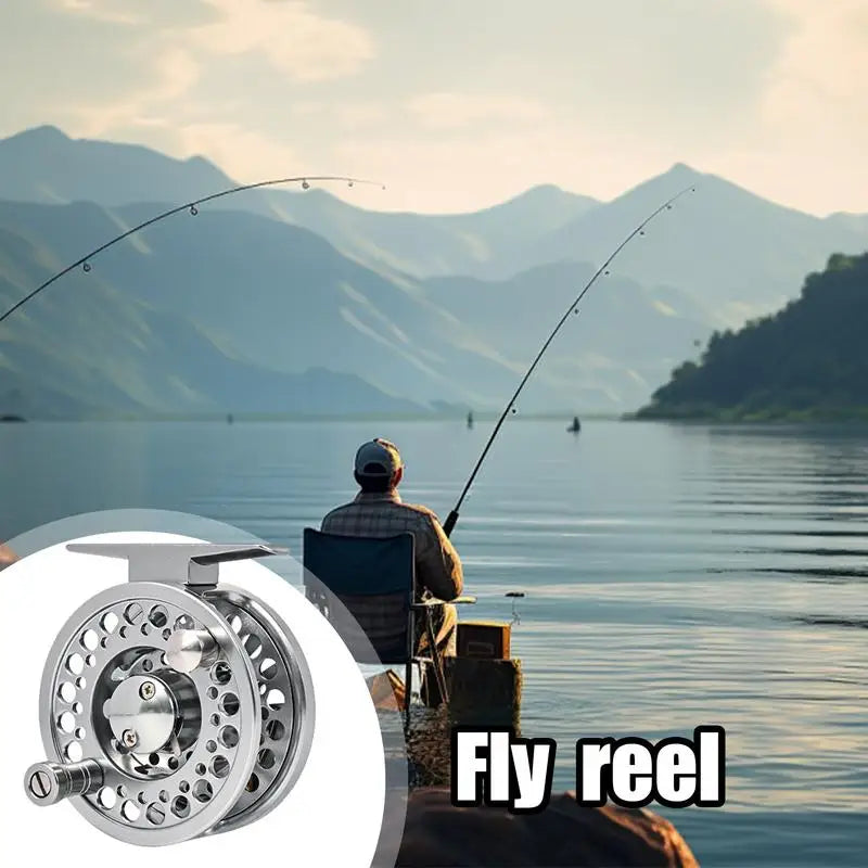 Fly Fishing Reel Saltwater Fishing Reel Fishing Gear Aluminum Alloy Reel For Freshwater Lake Stream Pond Fishing Fly Fishing