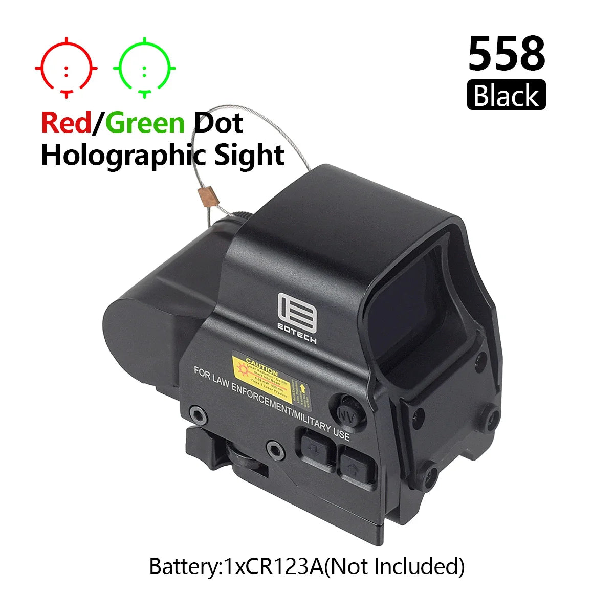 Tactical 551 552 553 558 Red Dot Holographic Sight Eotech G33 G43 G45 Scope 3X Magnifier Hunting Scope Hydra Riser Airsoft Scope