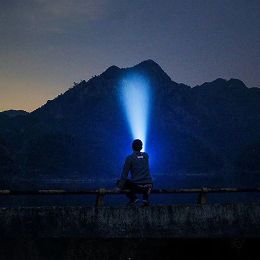 LED Camping Lamp Multifunctional Waterproof Portable Lantern USB Charging Emergency Flashlight Power Display Outdoor Accessories