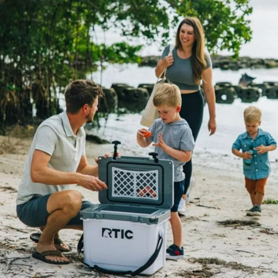 Ultra-Light Hard Cooler for Beach, Camping, Picnic, Fishing, Boat, Barbecue Insulated Portable Ice Chest Box, Rotomolded Altern
