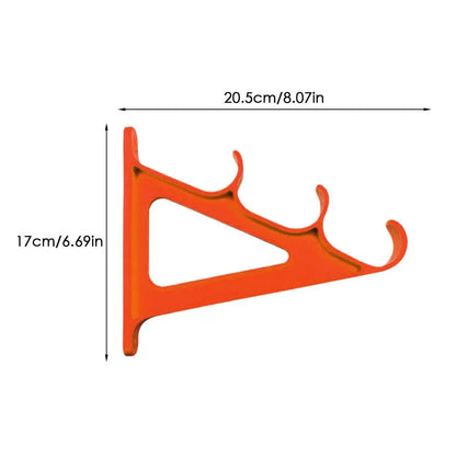 Wall-Mounted Fishing Rod Storage Holder Fishing Rod Display Rack Fishing Poles Display Support Bracket for fishing accessories