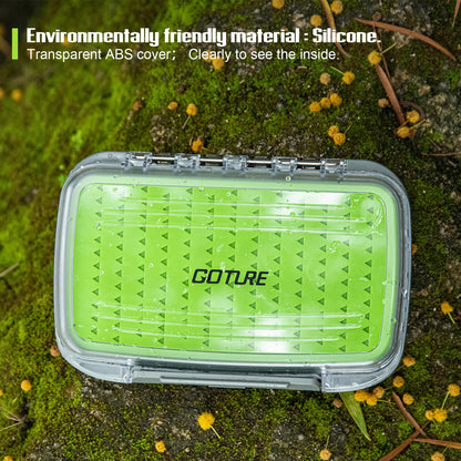 Goture Waterproof Fly Fishing Lure Bait Trout Flies Storage Box Case Container Fish Lure Bait Portable Fly Fishing Box