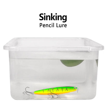 Luya Pencil, Submerged Luya Bait Far Cast Luya Fake Bait 10/14/18/24g Bionic Hard Bait Bait Fishing Tackle