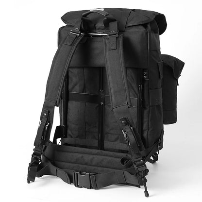 MT Military Alice Pack Army Survival Combat ALICE Rucksack Medium Assault Backpack with External Metal Frame Black