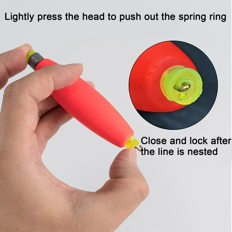 10pcs Slip Bobbers Fishing Weighted Buoy Foam Bobbers Floats Fishing Floats Sea Rock Fishing Striking Float Fishing Accessories