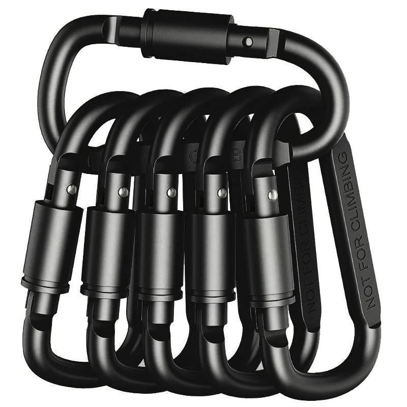 1PCS Carabiner Set For Key Camping Survival EDC Outdoor Keychain Clip  Alloy Aluminum Tactical Caribiner Hook Karabiners