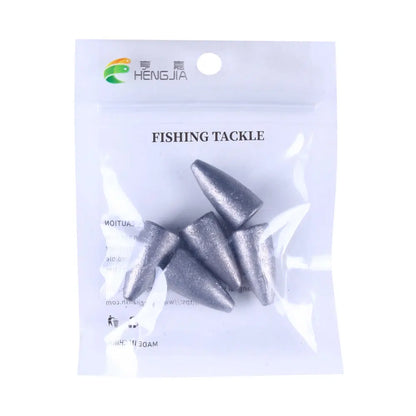 Bullet Shape Texas Rig Metal Sinker 1.75G -21G Fishing Weight Sinker Fishing Accessories All For Fishing