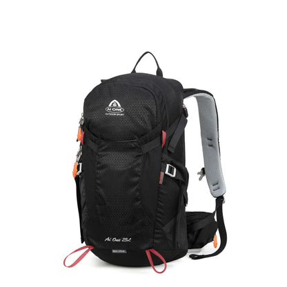 Classic Design Outdoor Backpack 25L Water Resistant Nylon External Frame Backpacking Camping Travelling Hiking Backpack