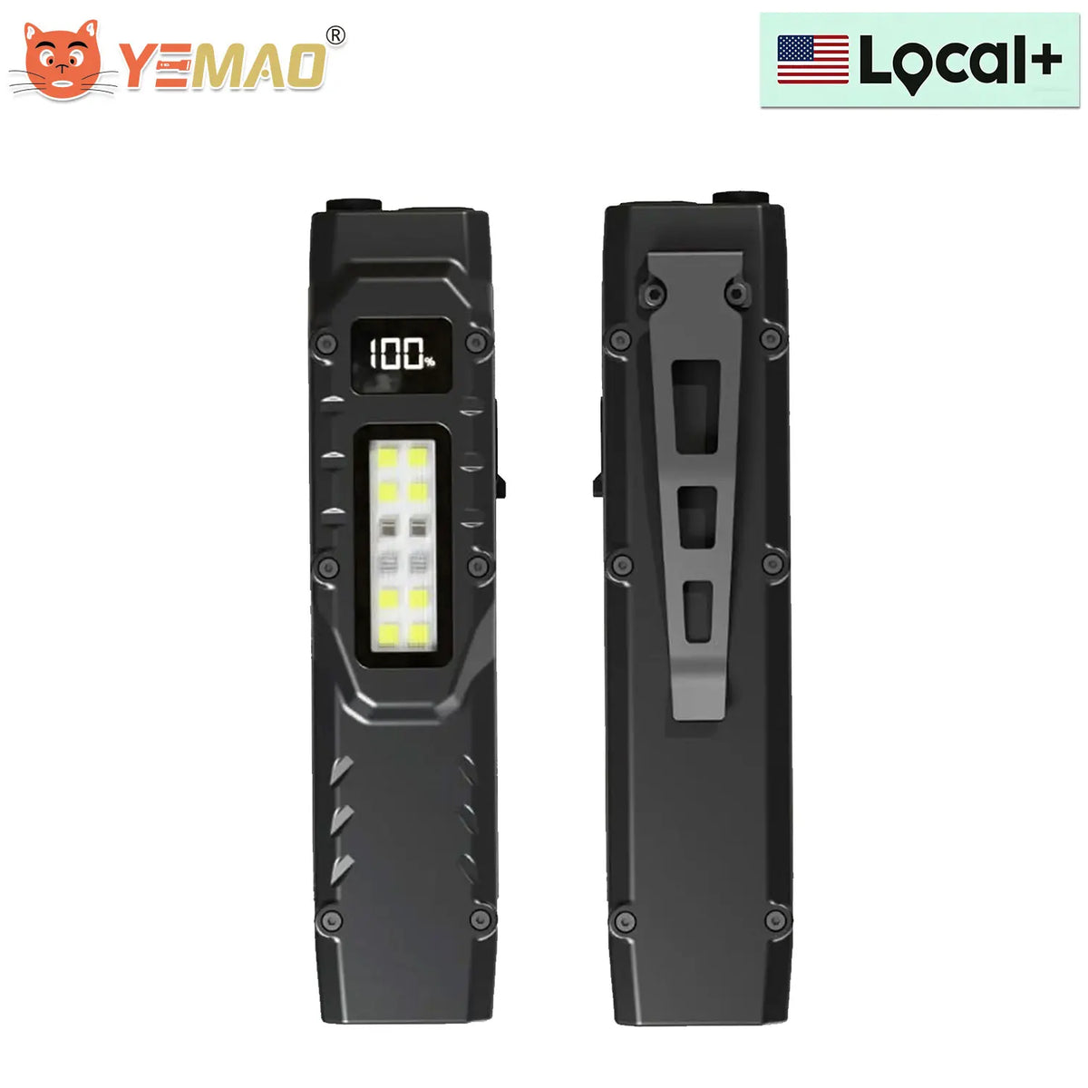 YEMAO F337X Powerful Led Flashlight 7 XTE Leds 3000 Lumens 200 Meters 18650 Battery Multi-color Auxiliary Lights EDC Torches