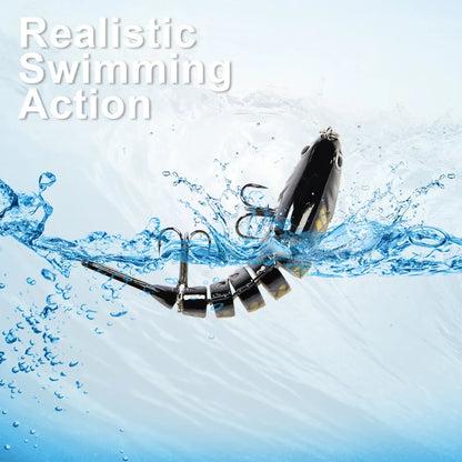 3Pcs Multi‑Joint Swimbait Hard Fishing Lure 2 Styles Segmented Bionic Fish Bait With Treble Hooks Freshwater Bass Pike Fishing Tackle