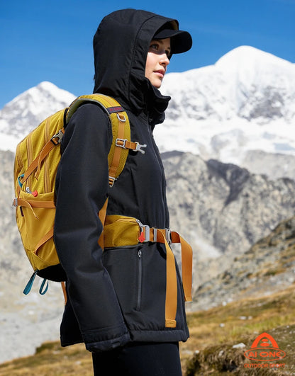 Classic Design Outdoor Backpack 25L Water Resistant Nylon External Frame Backpacking Camping Travelling Hiking Backpack