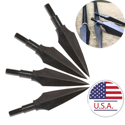 12/20pcs Hunting Arrowheads 150 Grain High Carbon Steel Broadheads Archery Arrows Tips Compound Bow Recurve Bow Crossbow