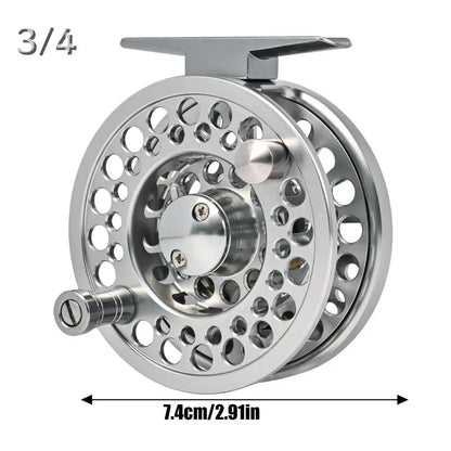 Fly Fishing Reel Aluminum Alloy Fly Fishing Reel Fly Reel Spinnings Reels Fishing 1/2 3/4 5/6 7/8 WT Fly Reels Fishing Accessory