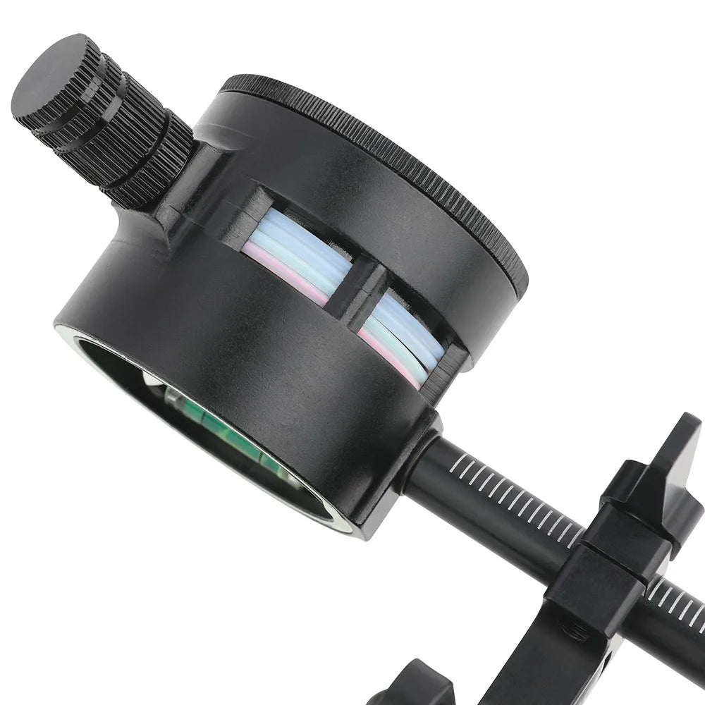 Archery Aviation Aluminum Bow Sight 2 Pin 0.019" Micro Adjustable Archery Shooting Target Hunting for Compound Bows Accessory