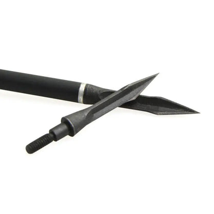 12pcs Archery Blade Broadheads 112Grain Arrowhead Carbon Steel Screw-in Arrowheads Points Tips Archery Target Hunting Shooting