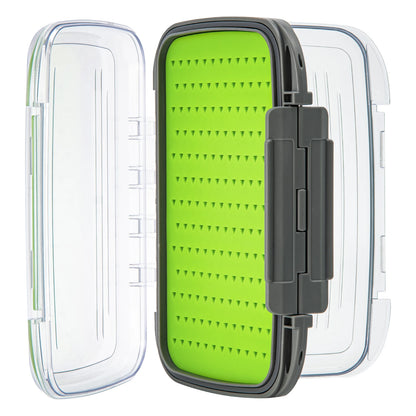 Goture Waterproof Fly Fishing Lure Bait Trout Flies Storage Box Case Container Fish Lure Bait Portable Fly Fishing Box