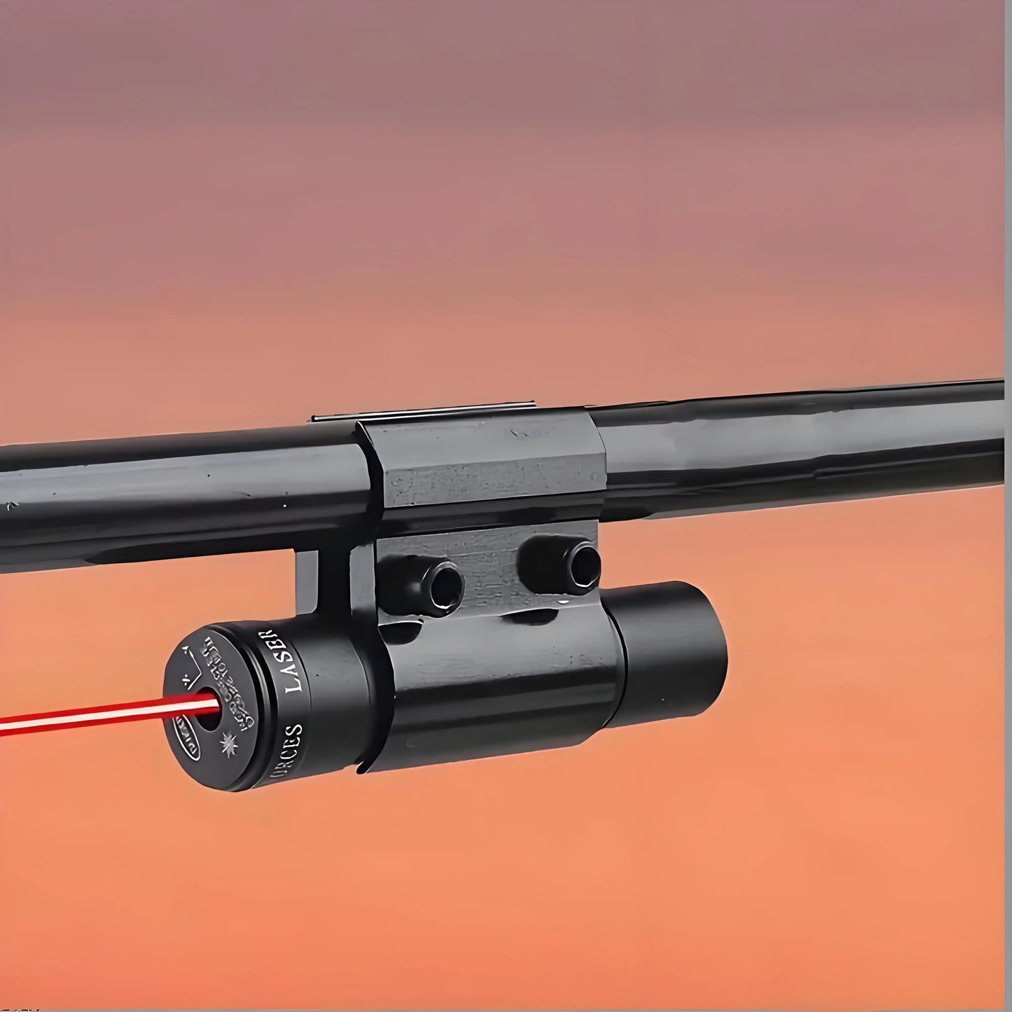 2pcs High-Quality Mini Red Dot Laser Sights with Barrel Clamp Mount, Durable Aviation Aluminum, Battery Operated -