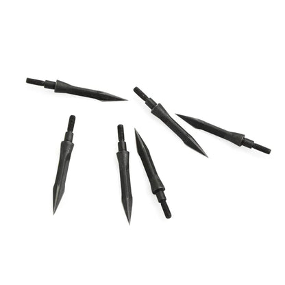 12pcs Hunting Arrowhead General Thread High Carbon Steel Arrow Head for Outdoor Archery Shooting Hunt Target Broadhead