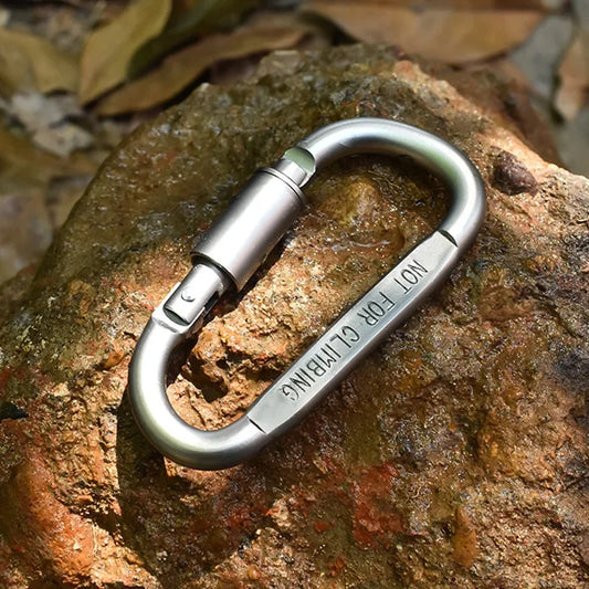1PCS Carabiner Set For Key Camping Survival EDC Outdoor Keychain Clip  Alloy Aluminum Tactical Caribiner Hook Karabiners