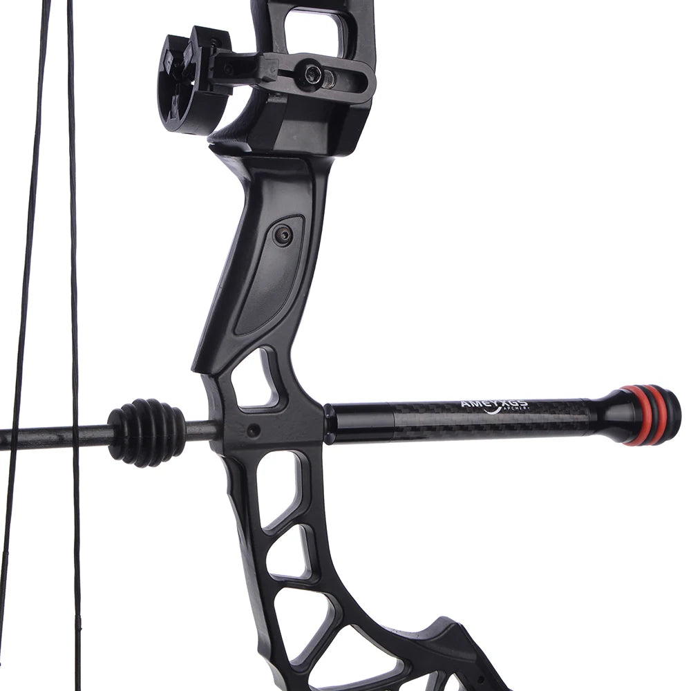 6/8/10/12inch Archery Bow Balance Bar CNC Stabilizer Carbon Shock Absorber Compound Recurve Bow Hunting Shooting Accessories
