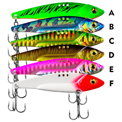 Laser vibration tease VIB Luya bait, freshwater sea fishing simulation bait, tapered profile, high reflection, fine workmanship bait body