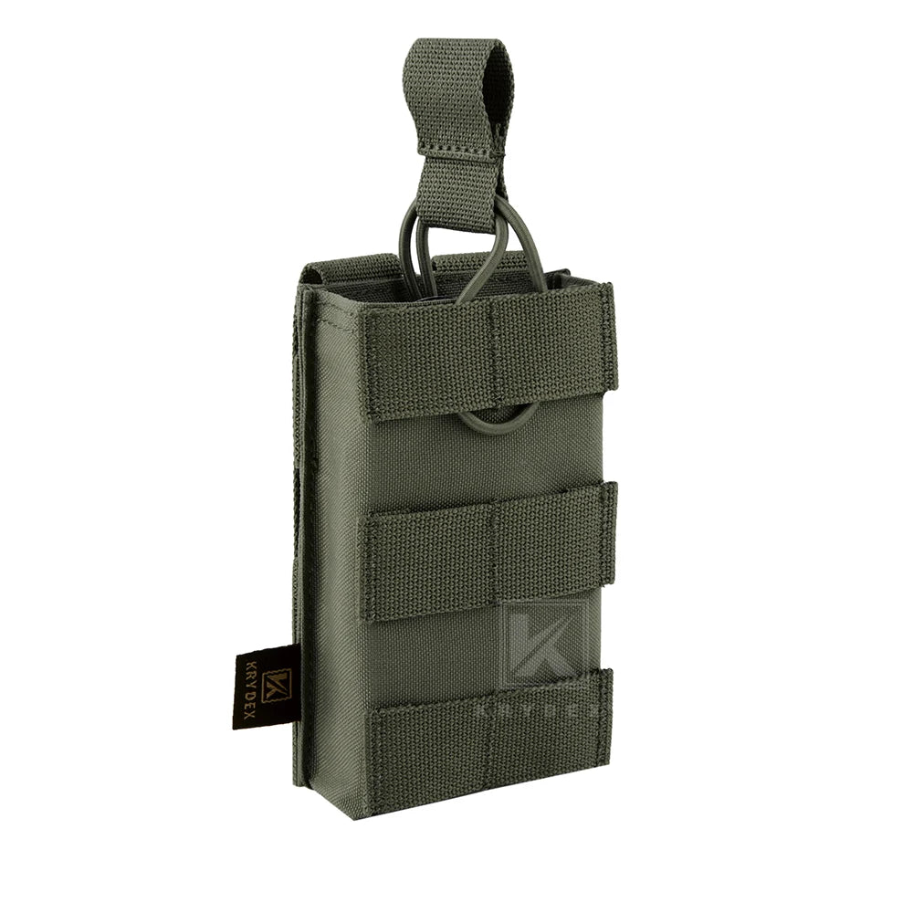KRYDEX Tactical Magazine Pouch Single/Double/Triple Open-Top MOLLE Strap Holder Mag Pouch for 5.56mm M4 M16 Hunting Accessories